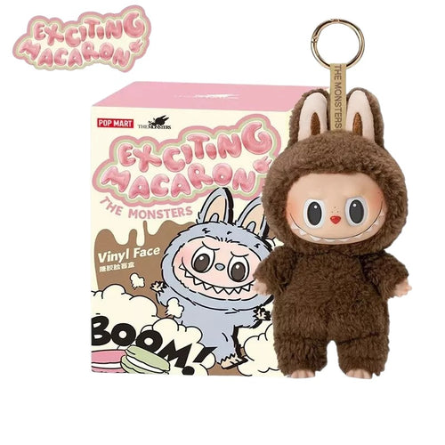 POP MART The Monsters Exciting Macaron Series Plush Pendant (100% authentic)